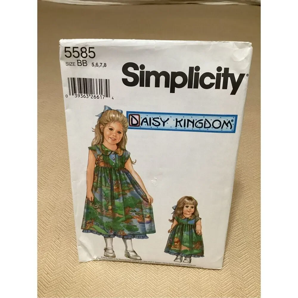 Vintage Sewing Pattern Simplicity Children 5585